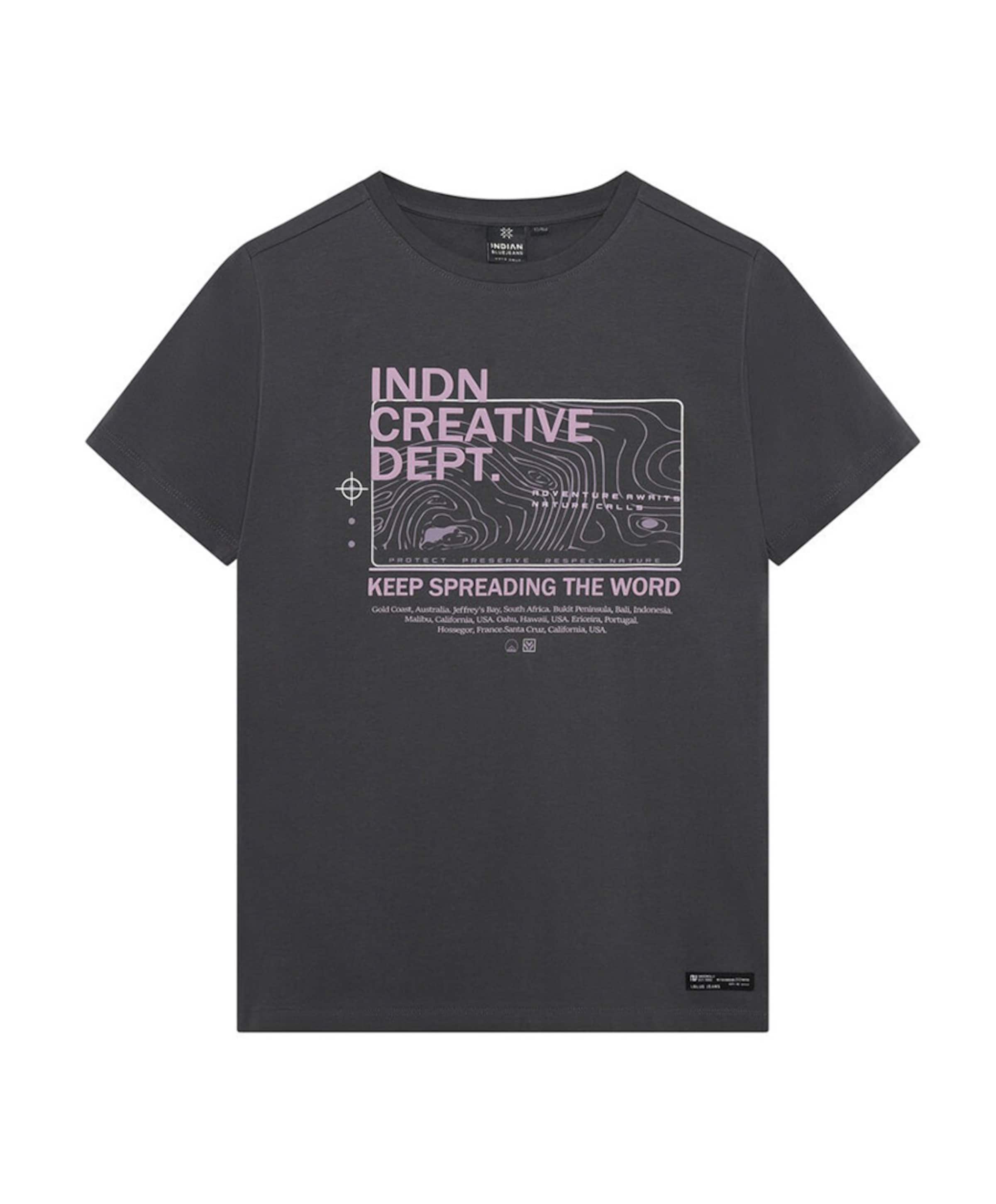 Indian Blue Jeans Jongens T-shirt grijs