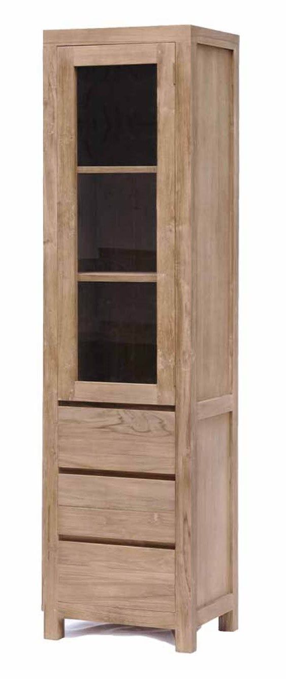 Vitrinekast Corona B50 x D40 x H190 cm