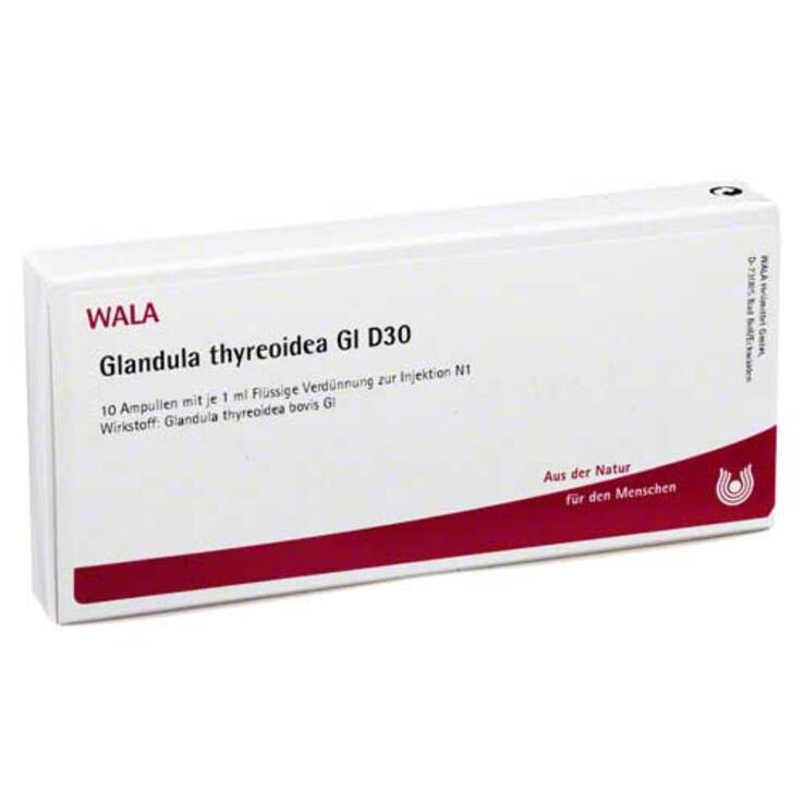 Glandula Thyreoidea GL D 30 Ampullen, 10X1 ml