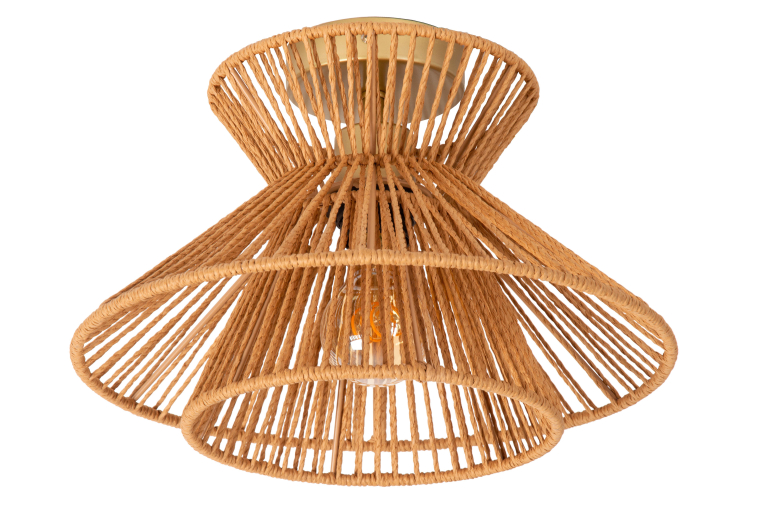 Lucide Tasman plafondlamp naturel