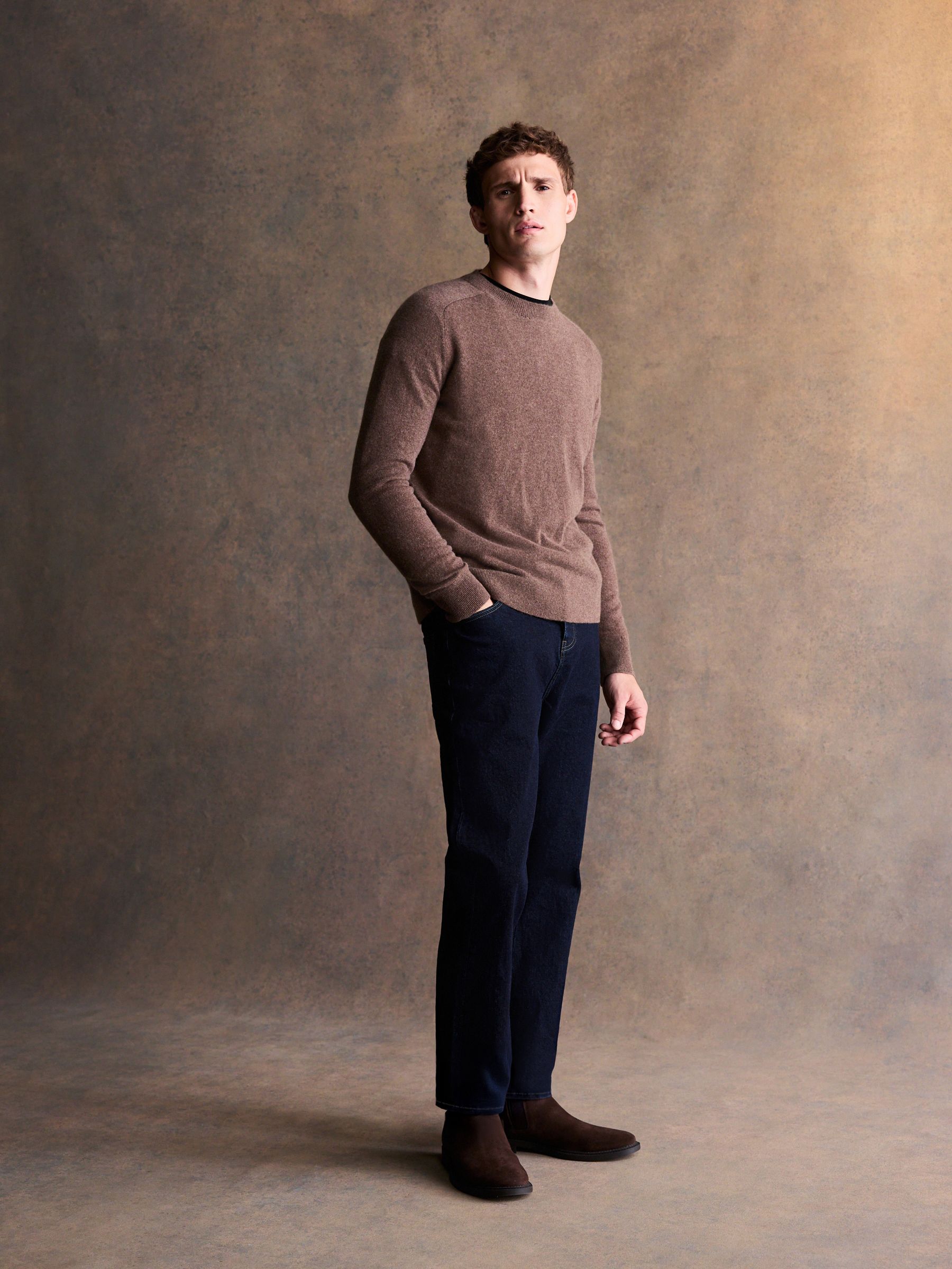 Donker indigo met wassing - Bootcut - Vintage wash denim jeans