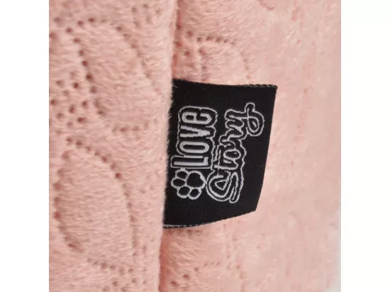 Panier rond en velour pour animaux 