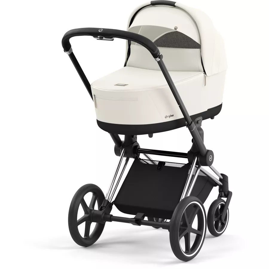 cybex PLATINUM Kombikinderwagen New Priam Chrome Black Off White