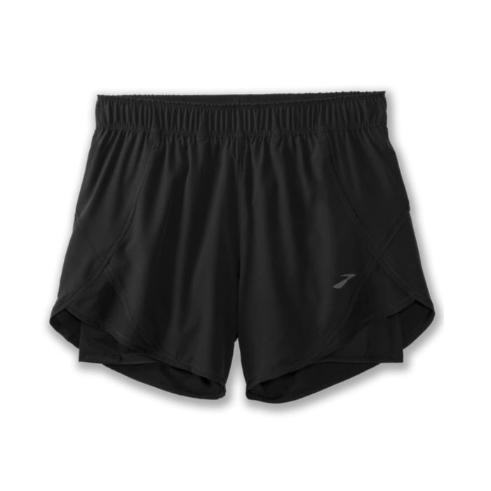 Brooks Dame Shorts Chaser 2in1 5 Inch Shorts Sort