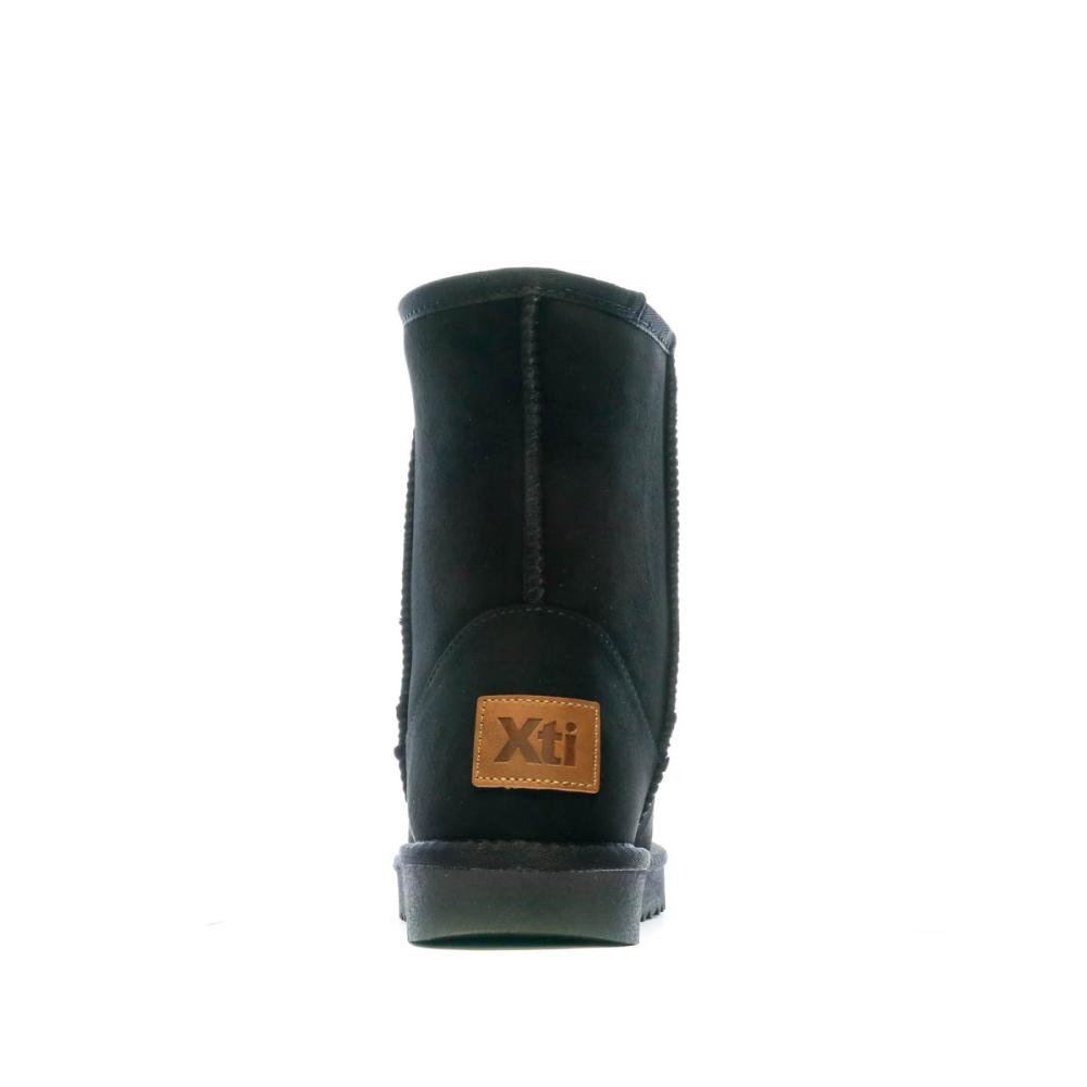 Xti Boots Noires Femme Xti Fourées