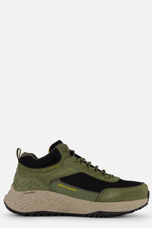 Skechers Bounder Sneakers groen Nubuck