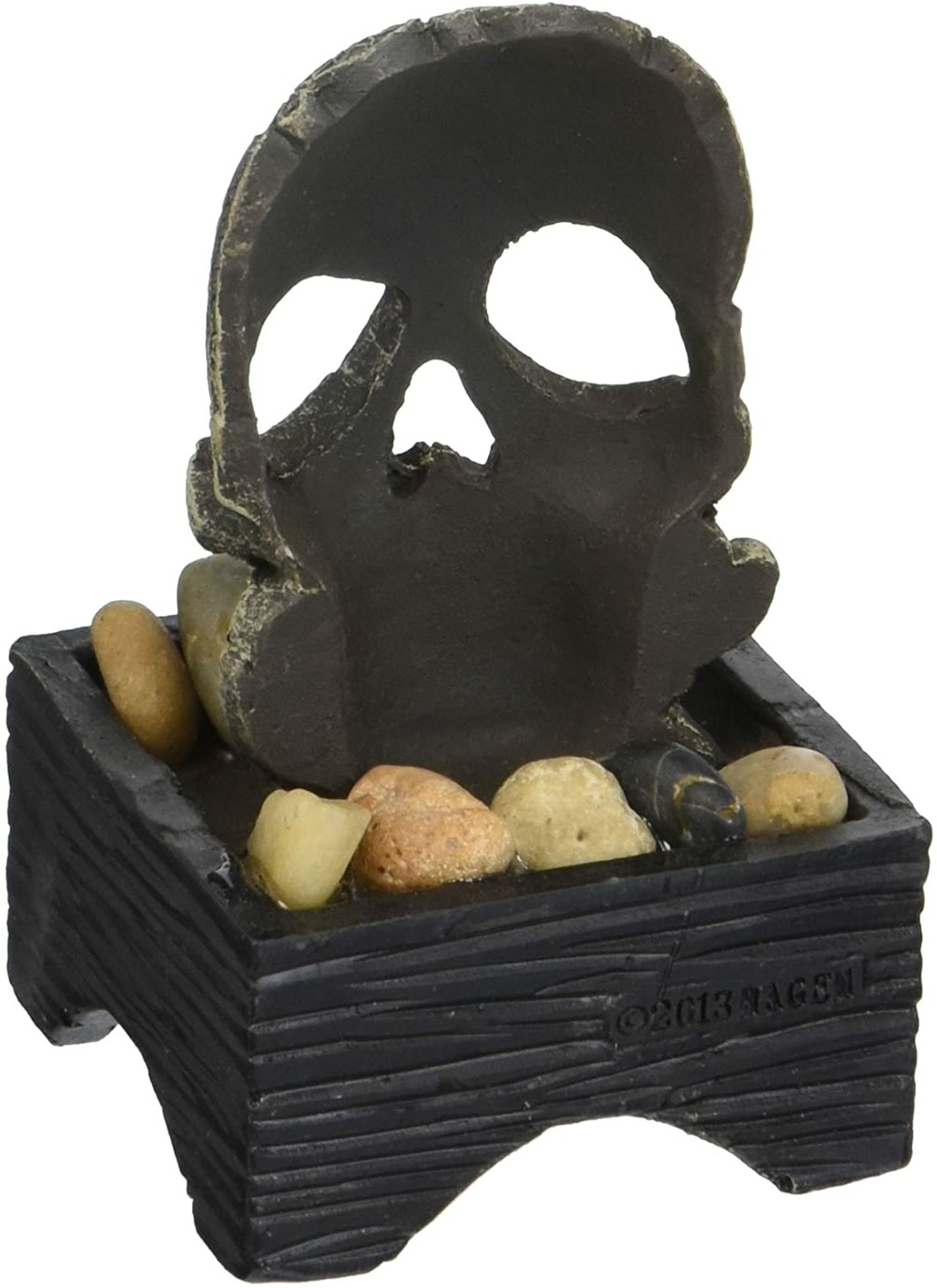 Decor aquarium tete de mort