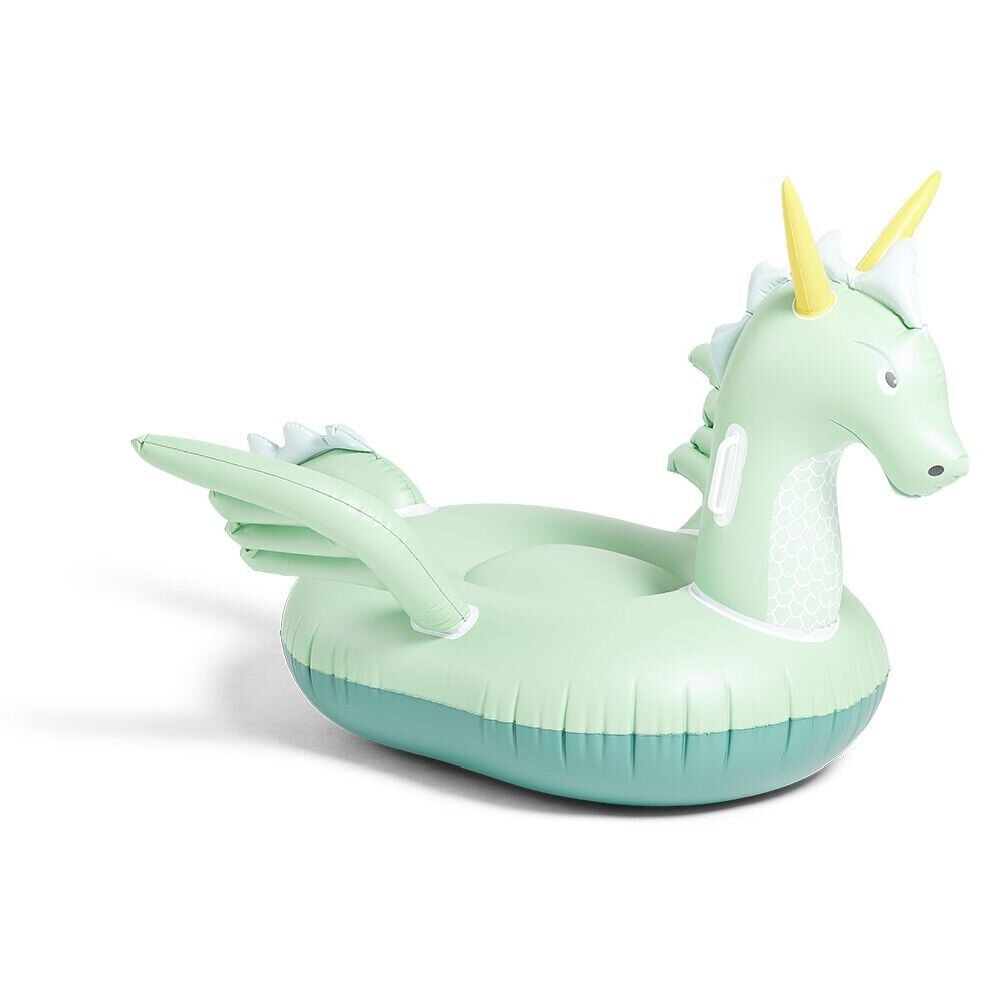 Bouée dragon chevauchable Funky vert Ø132xH85cm