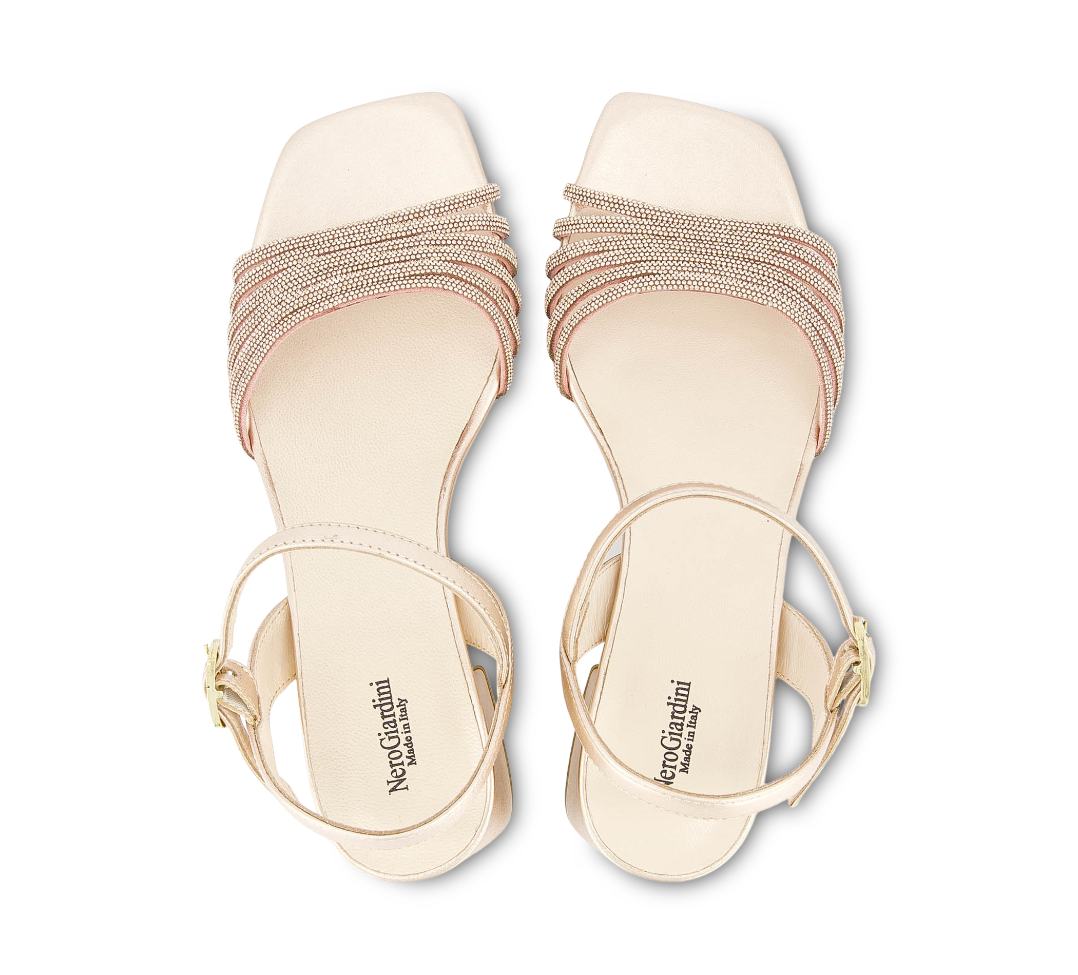 Nero Giardini Riemchensandalen gold