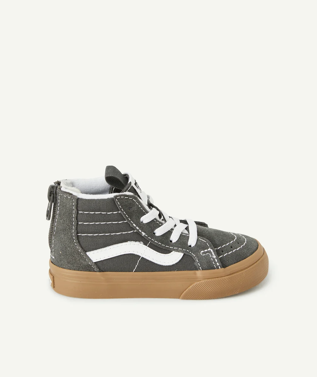 VANSBASKETS MONTANTES BÉBÉ GRISES TD SK8-HI ZIP