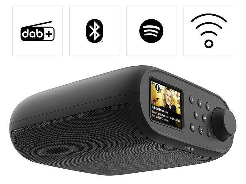 DIR400 Digital- und Internetradio mit DAB  / UKW / FM / Bluetooth / Spotify Lautsprecher Speaker 2.4