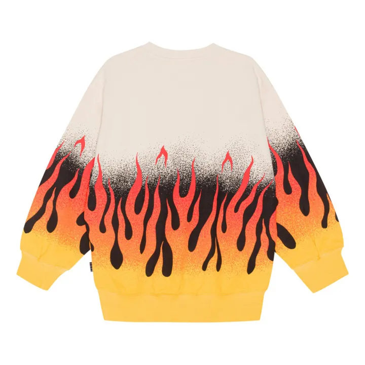 Molo Sweat Monti On Fire Coton Bio | Beige
