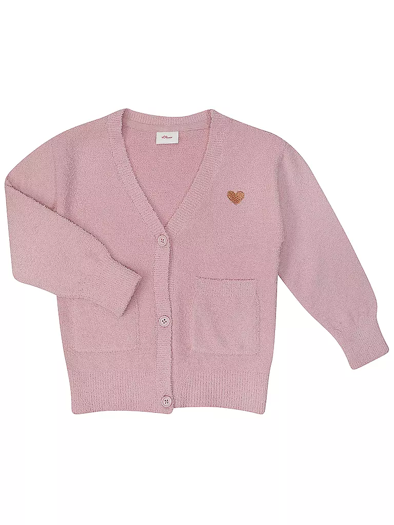 S.OLIVER Mädchen Cardigan  rosa