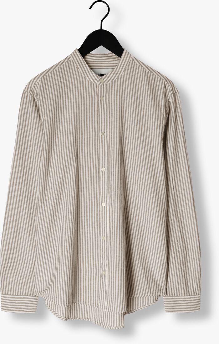 MINIMUM grijze minimum casual overhemd cole