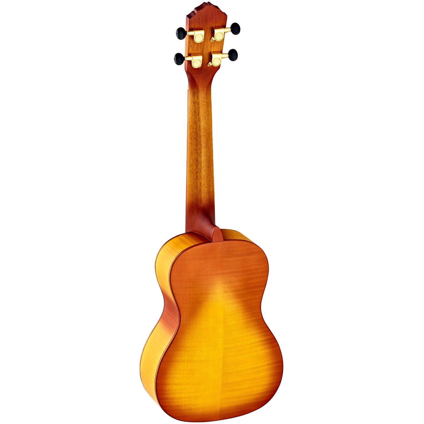Ortega Saloon Series RUSL-HSB concert ukelele arched top met tas