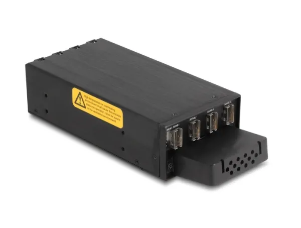 Delock - Lagrings mobil rack - sort