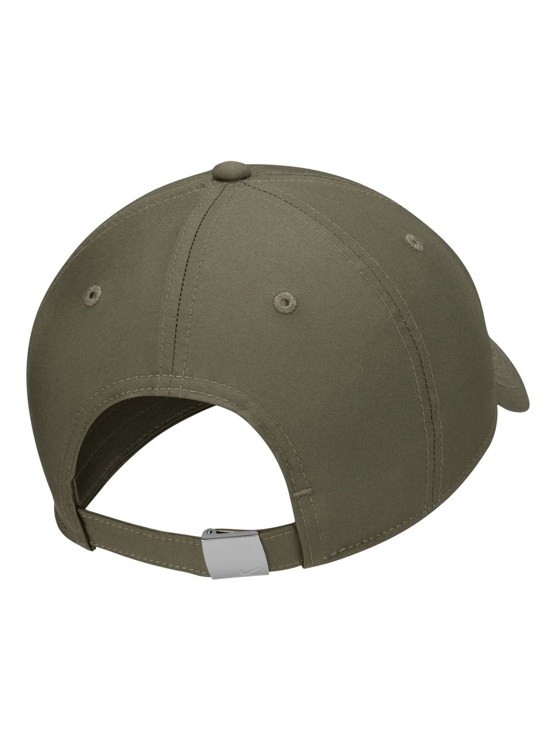 Olijfgroen - Nike Dri-FIT Club Unstructured metal Swoosh pet