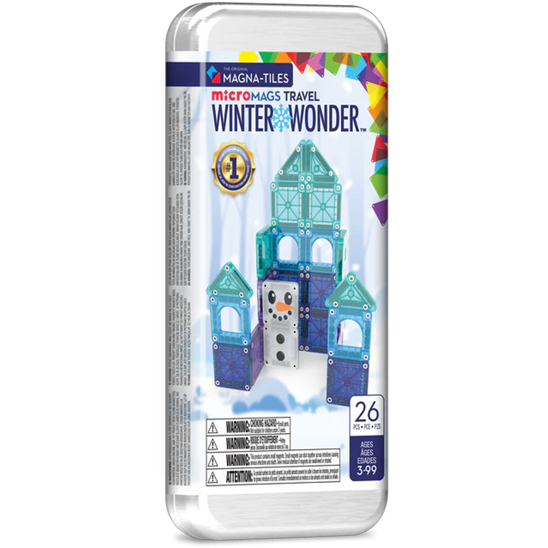 magna-tiles magnetische tegels micromags travel set winter wonder 26st