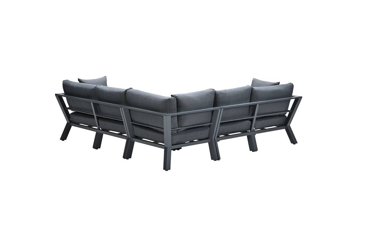 Garden Impressions Garden Impressions Sasha lounge set 4-dlg - carbon black/ zwart