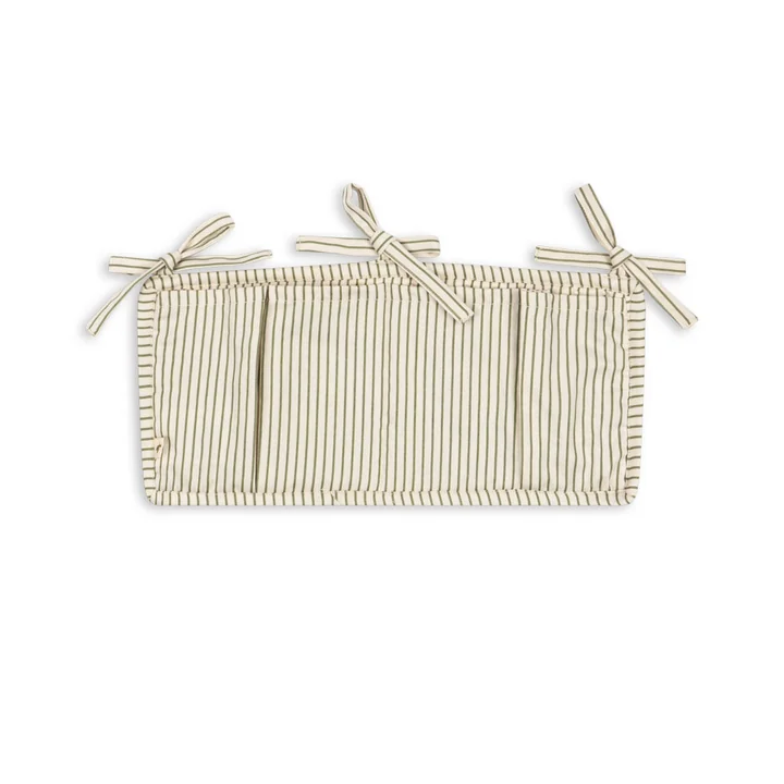 Konges Sløjd - Betttaschen gesteppt, tea stripe