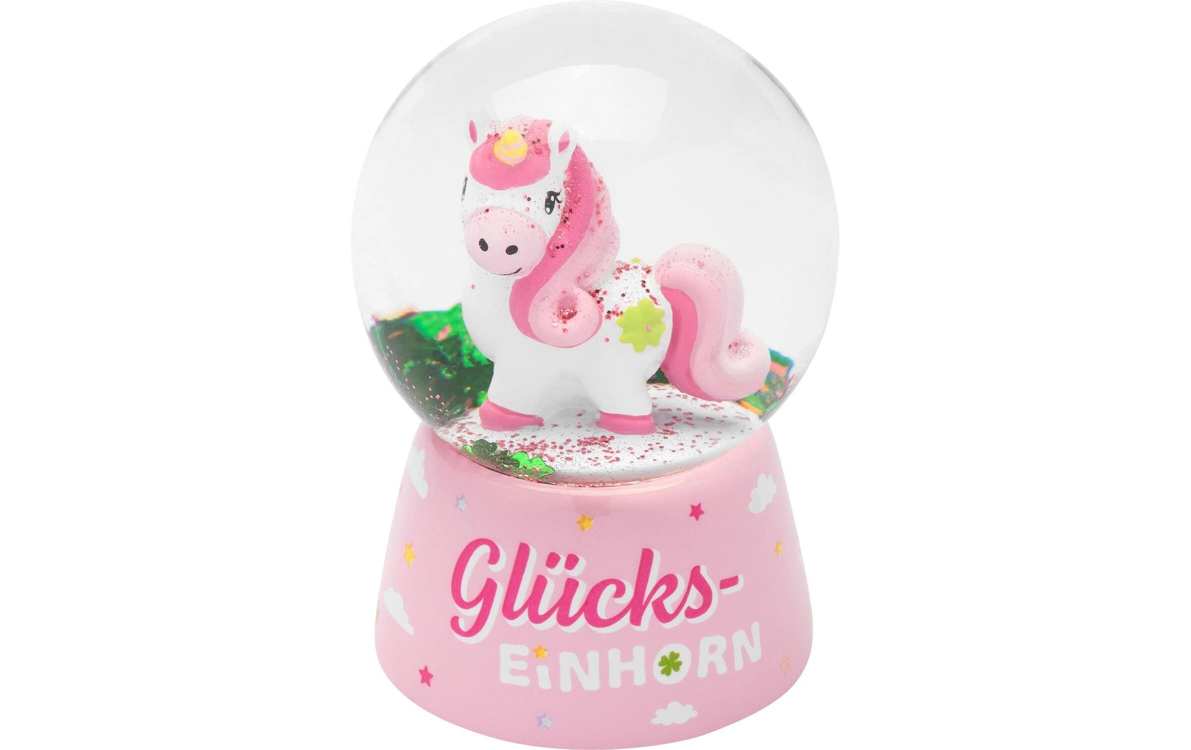 Schneekugel Einhorn 6.5 cmTraumkugel für Kinder