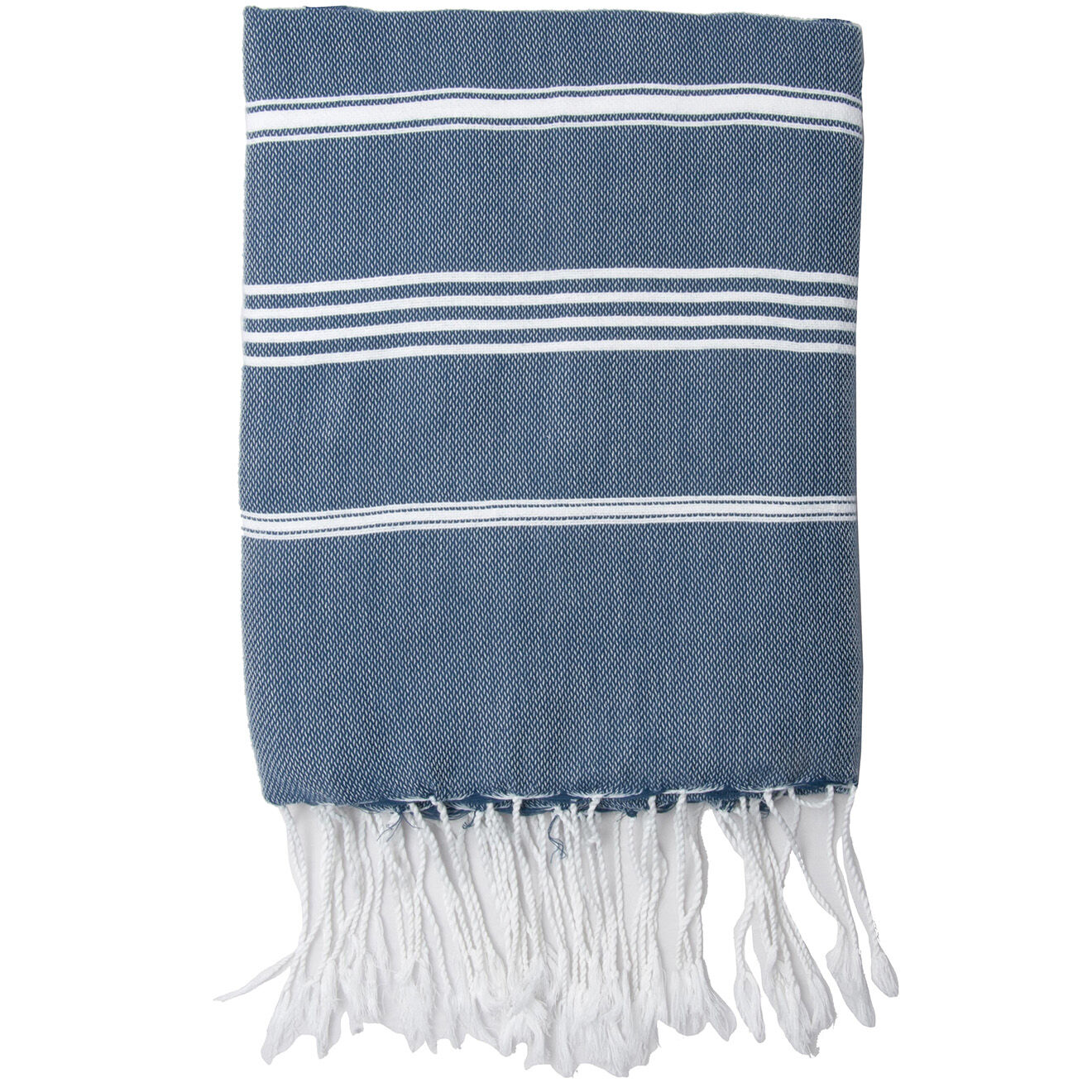 Febronie Fouta Classique Mykonos bleu jean - 100x200 cm
