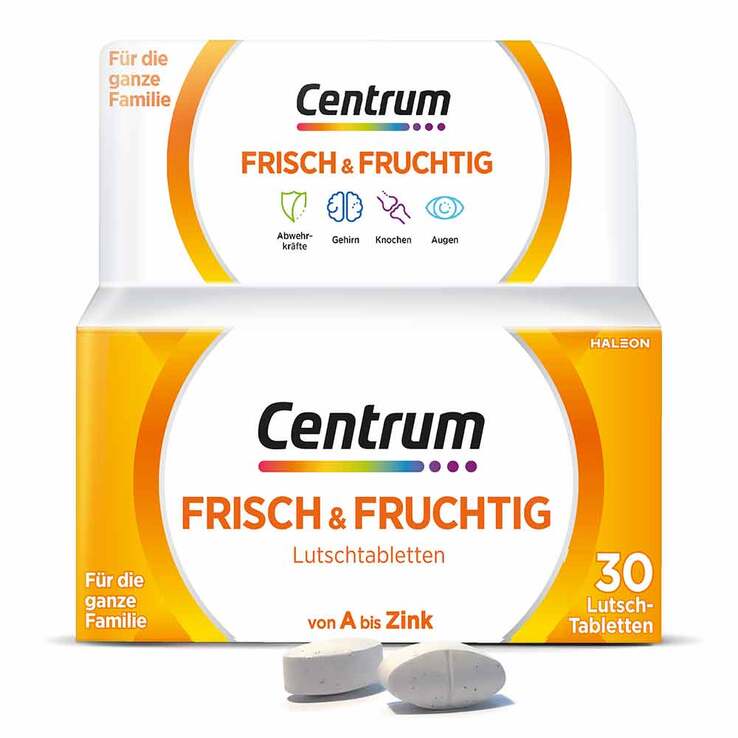 Centrum frisch & fruchtig Lutschtabletten, 30 St