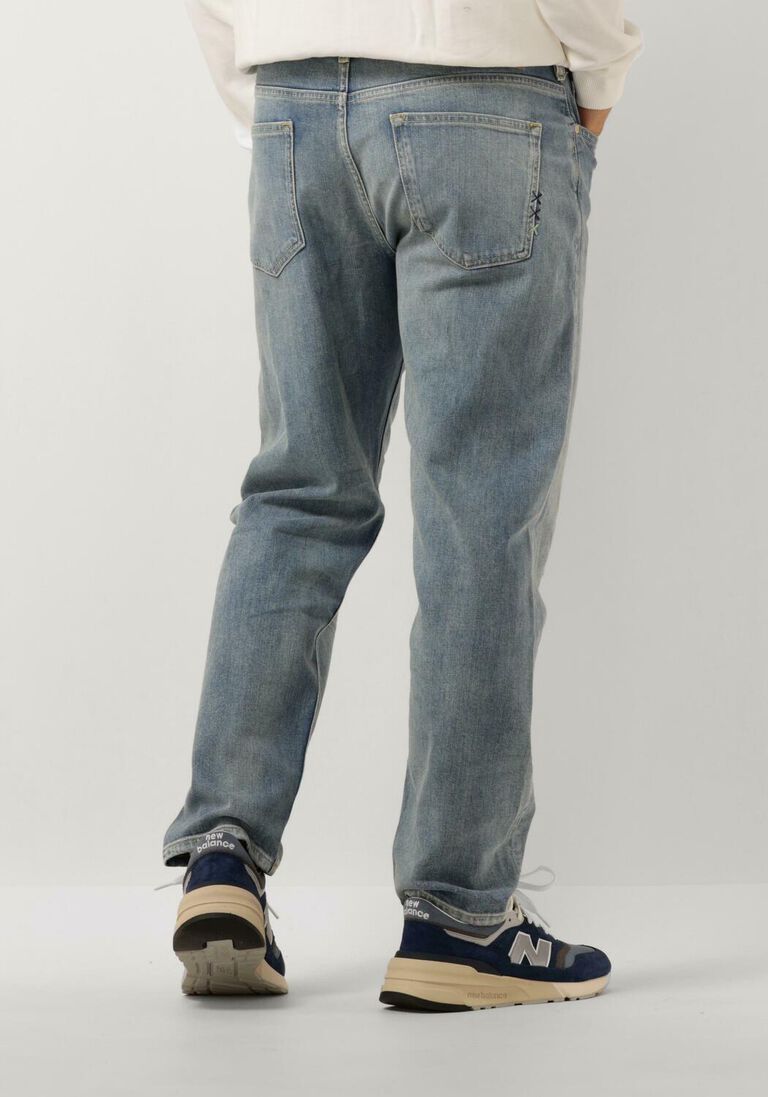 SCOTCH & SODA blauwe scotch & soda straight leg jeans the drop tapered jeans
