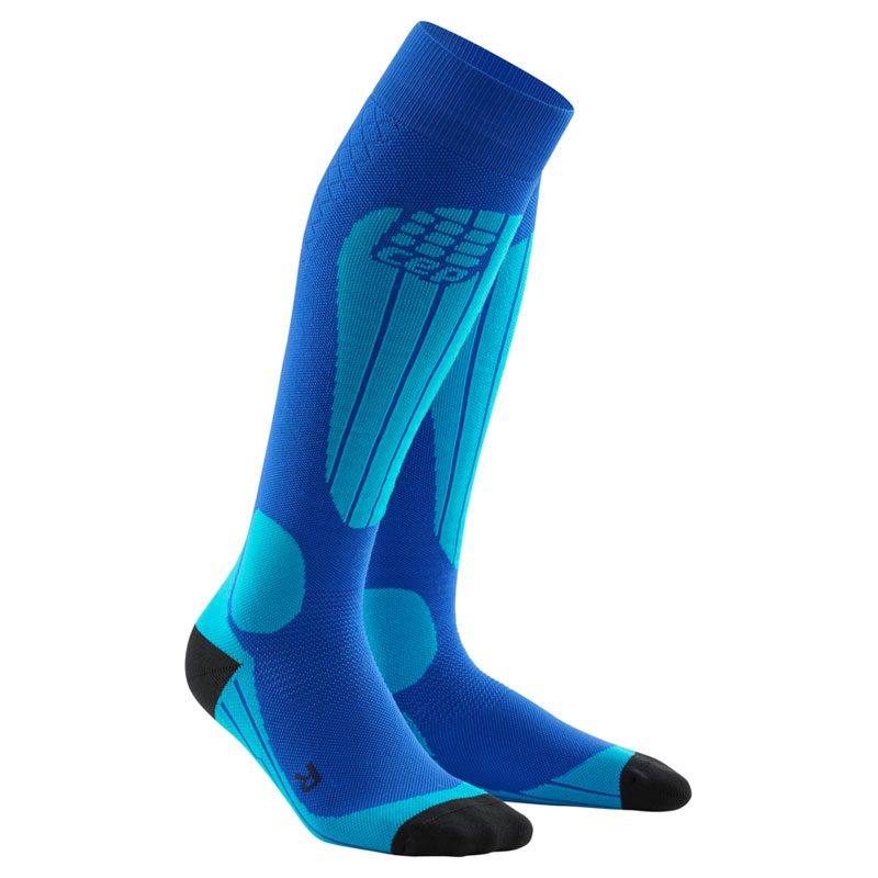 CEP Thermo Skisocken Herren blue