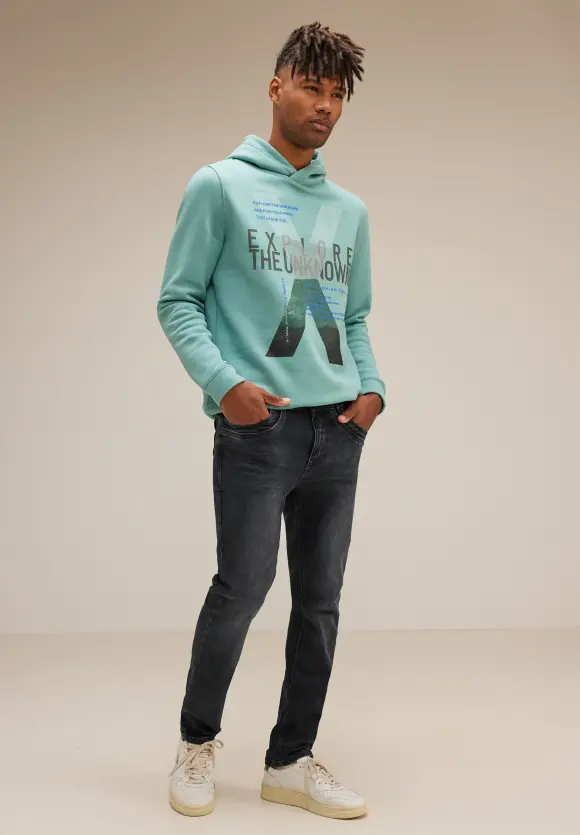 Slim Fit Jeans - black random wash