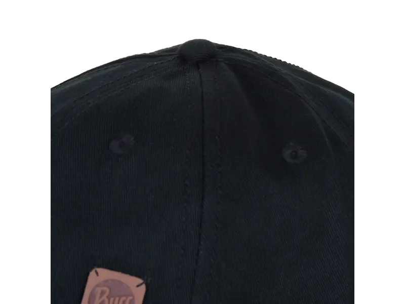 Buff Solid Black, Voksen, Hanstik, Hovedhætte, Sort, One size, Baseball kasket