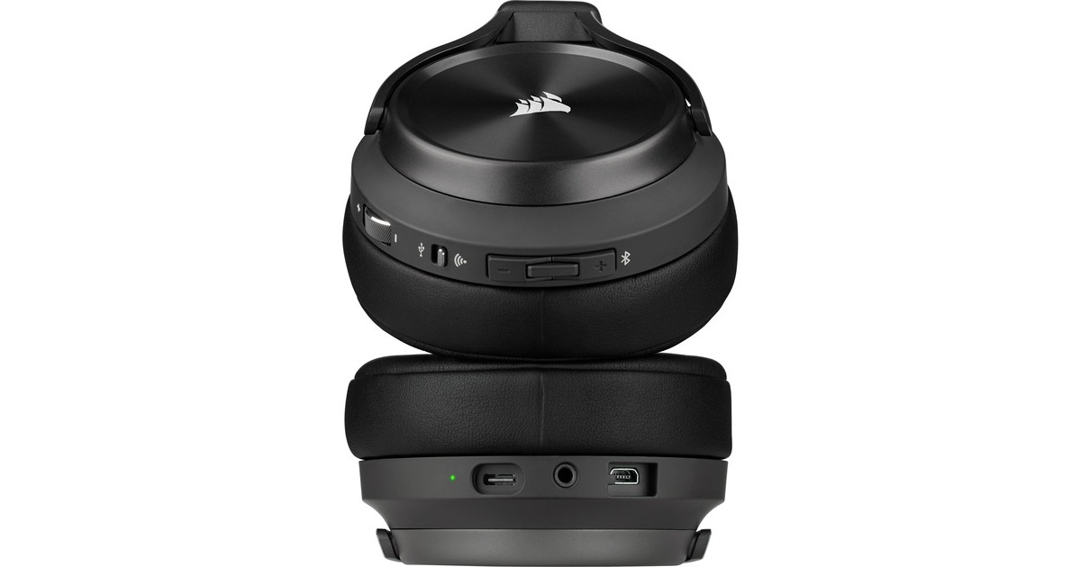 CorsairVirtuoso RGB Wireless XT over-ear gaming headset  (Zwart, Bluetooth, Pc, PlayStation 4, PlayStation 5, Nintendo Switch)