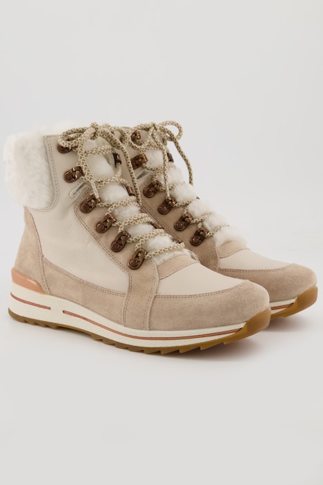Ara Leder-Boots, Webfell-Futter, Komfortweite