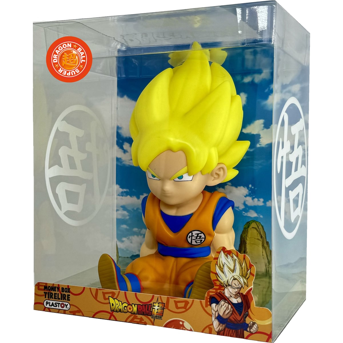 Plastoy Dragon Ball Super sparegris (Goku Super Saiyan)