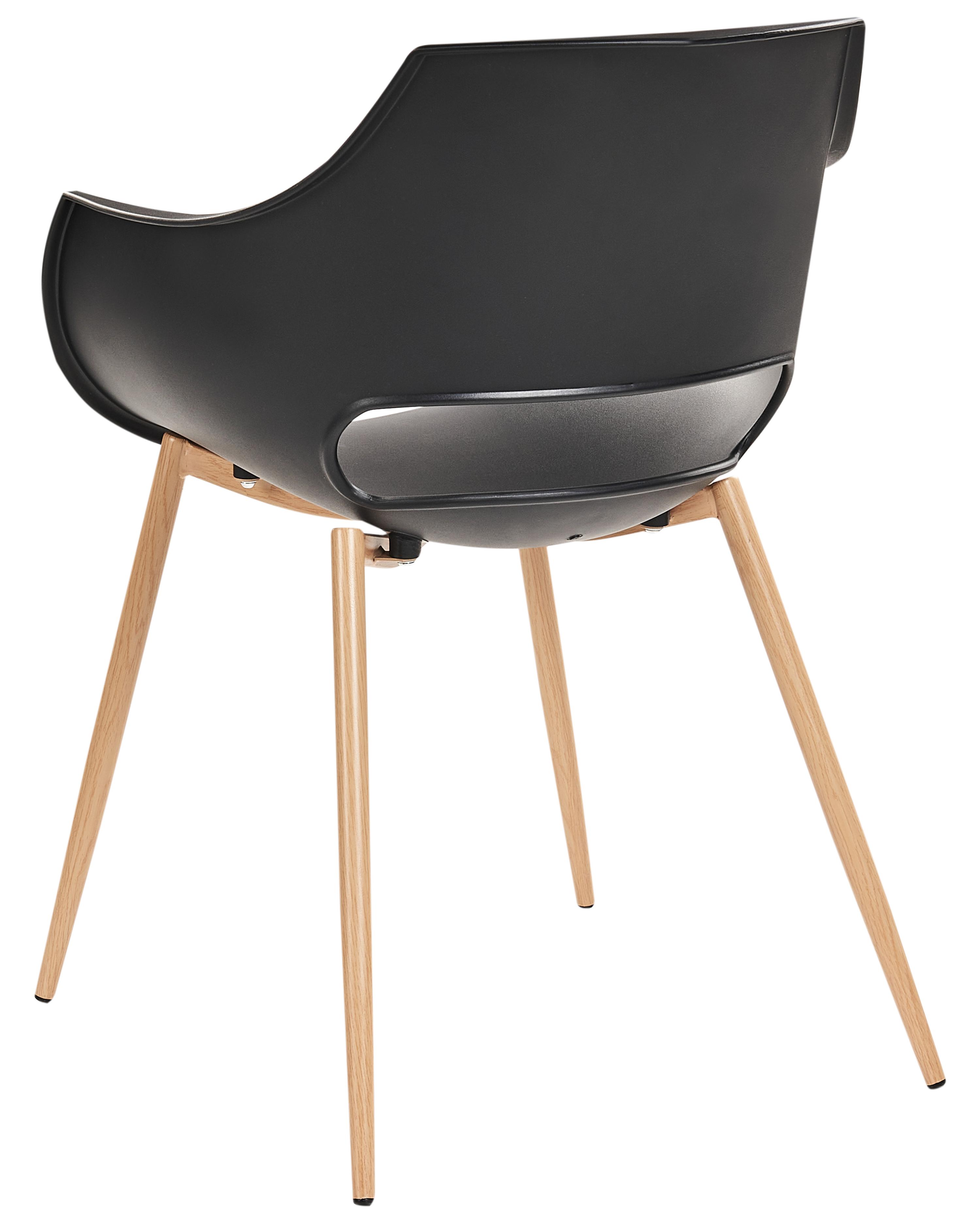 Set van 4 eetkamerstoelen MILLERS Zwart