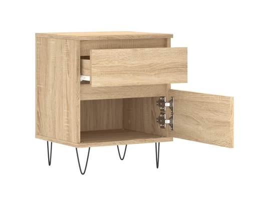VIDAXL - Table de chevet chêne sonoma 40x35x50 cm bois d’ingénierie