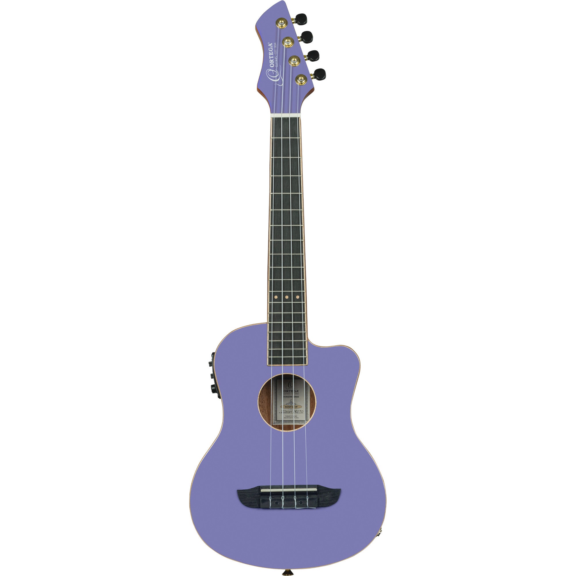 Ortega Horizon Series RUHZT-CE-VP E/A tenor ukelele met gigbag