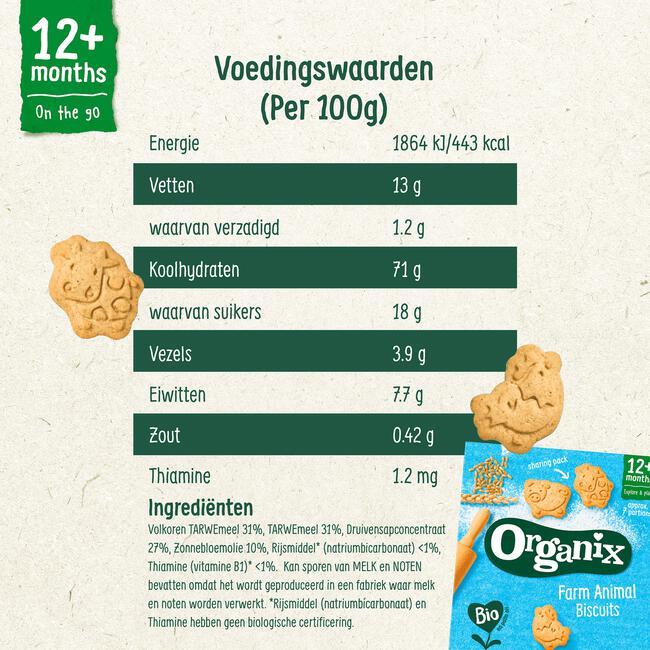 Organix Bio Boerderijdieren Koekjes