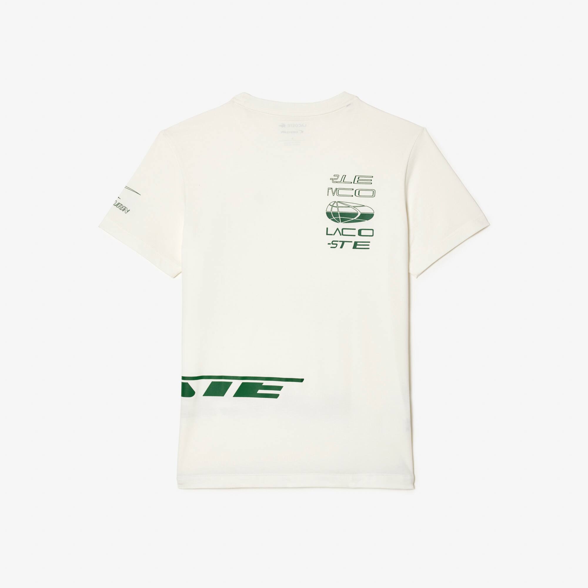 LACOSTE SPORT x Théo Curin T-Shirt aus Jersey T-Shirts - Weiss - Lacoste - Unisex