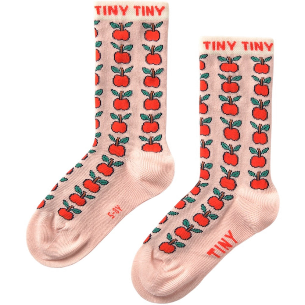 Køb TinyCottons Wild Rose Apples Medium Strømper