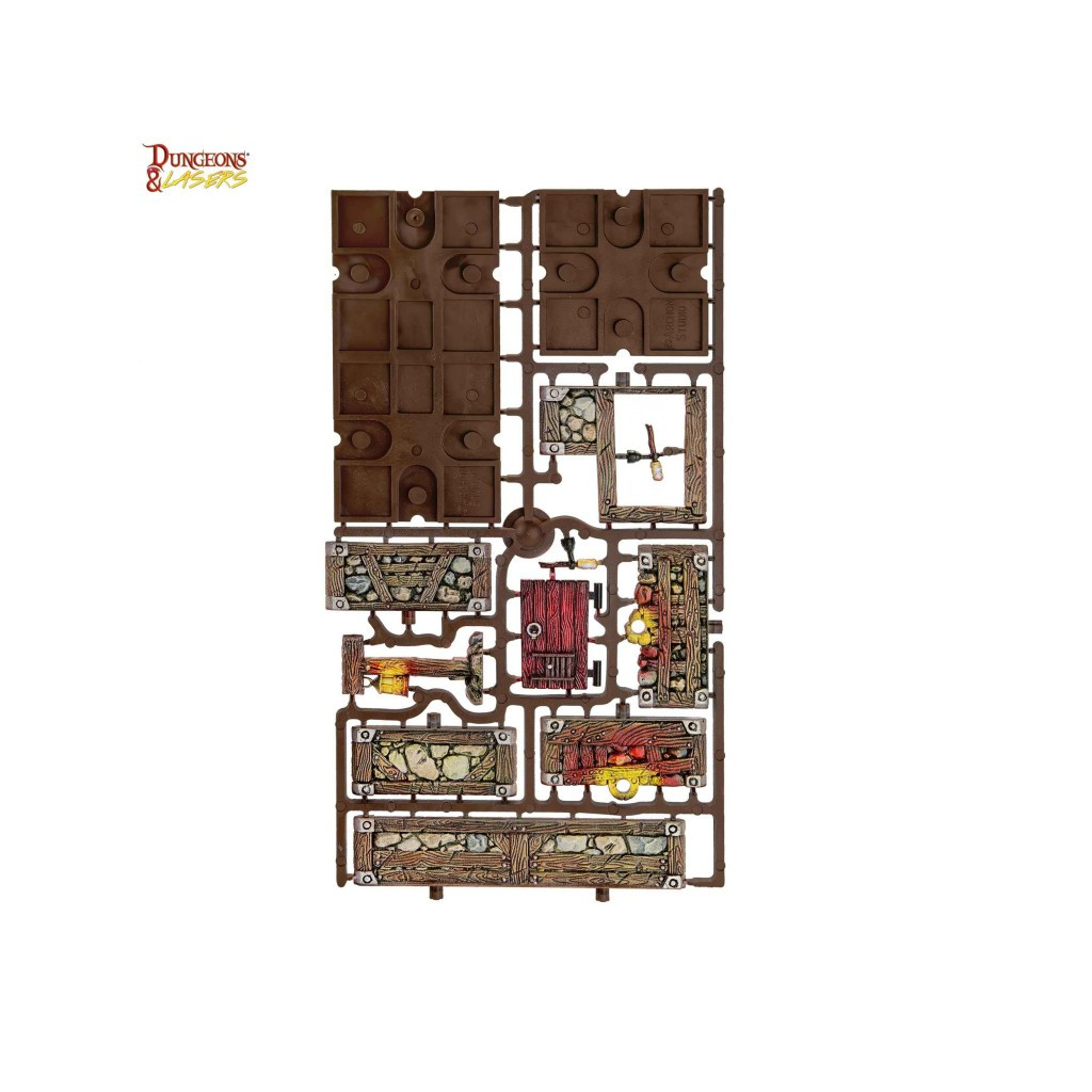 Dungeon & Lasers - Décors - Dwarven Mine Prépeint