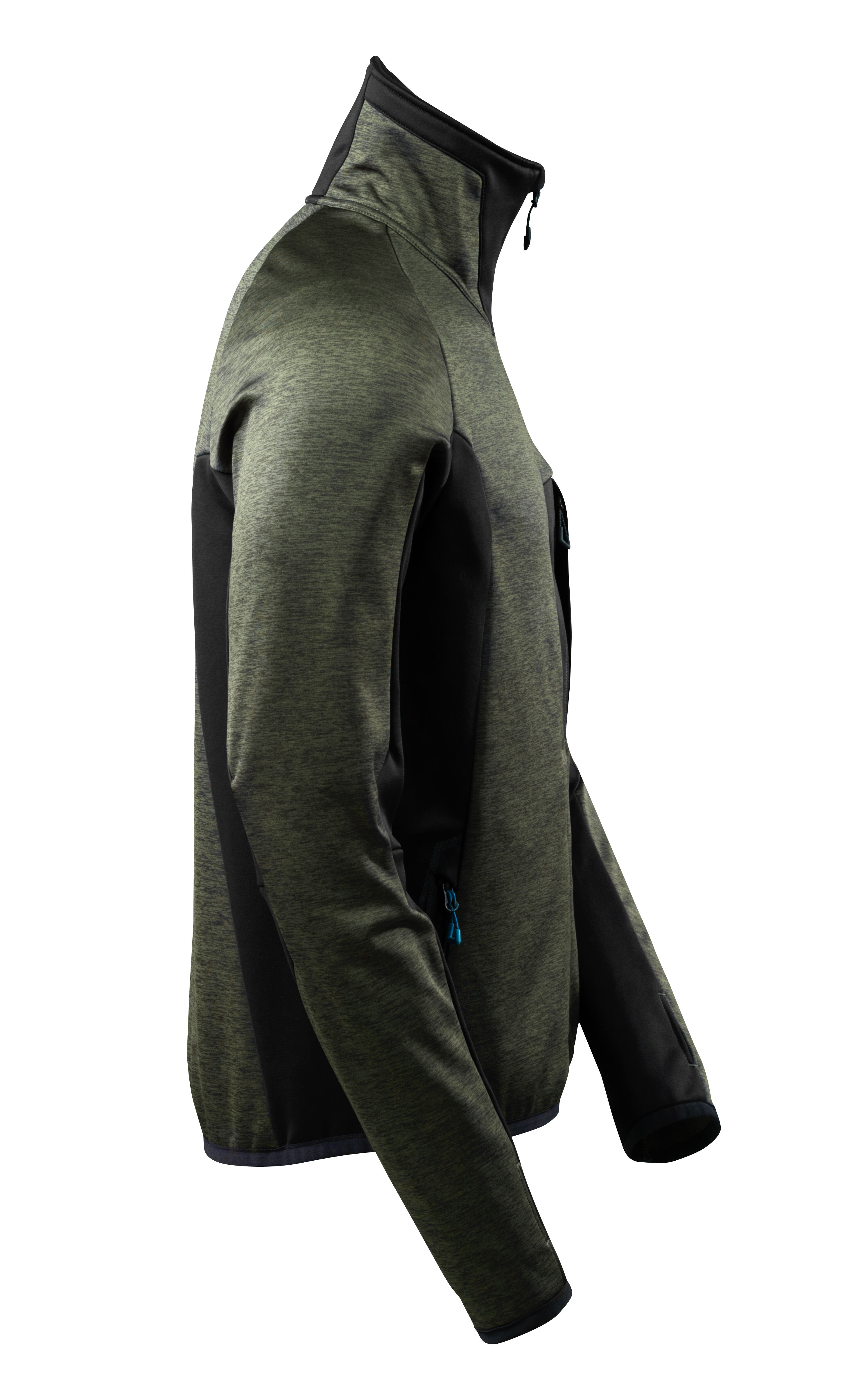 MASCOT Advanced - Fleecevest - Mosgroen / zwart - XS