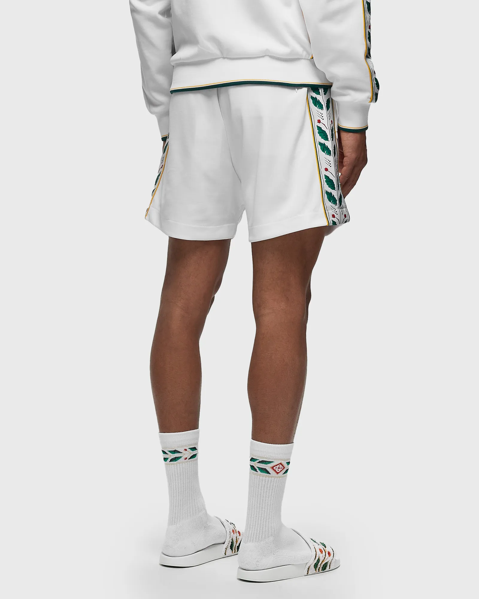 Casablanca MENS SEASONAL LAUREL TRACK SHORTS