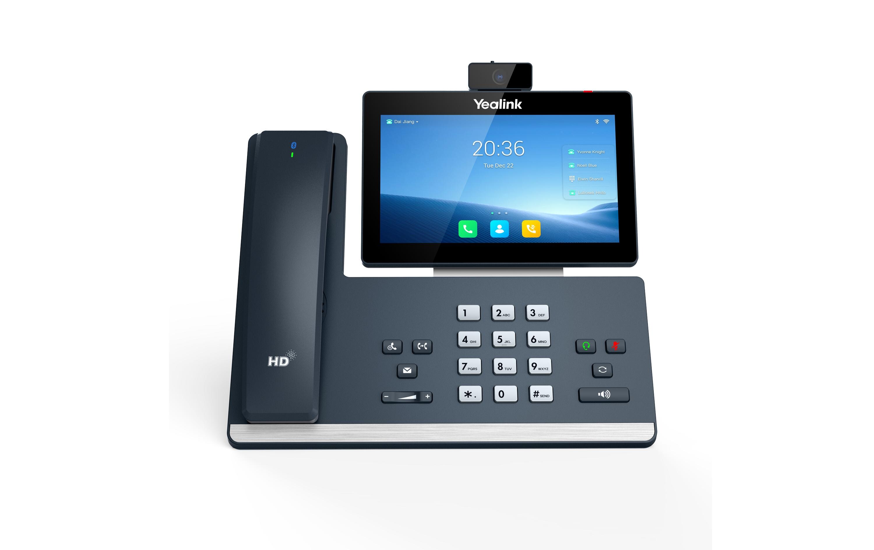 Tischtelefon T58W Pro mit Kamera Grau<br>Einfache Audio- und visuelle Kommunikation