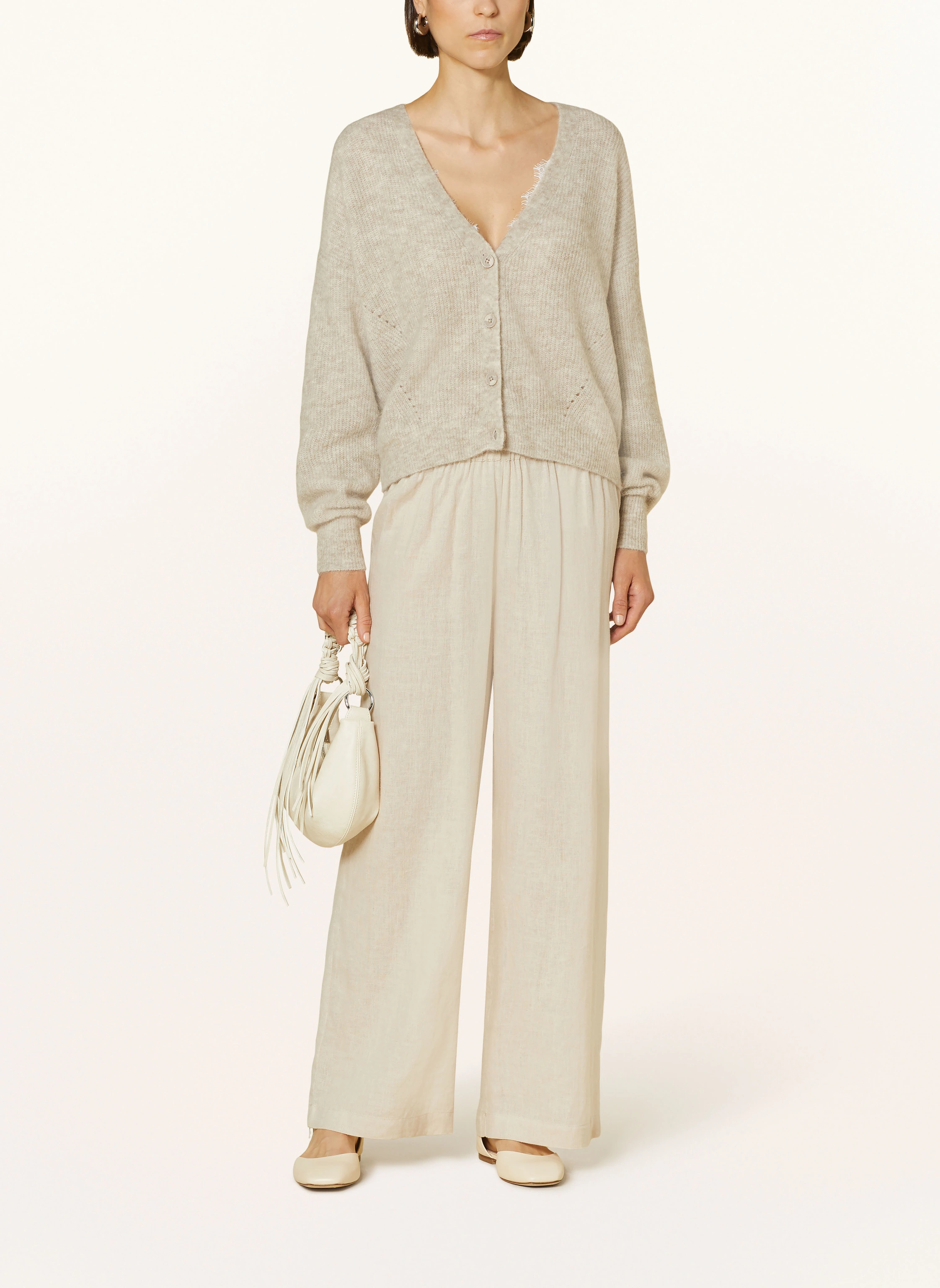 MOS MOSH Oversized-Strickjacke THORA mit Alpaka