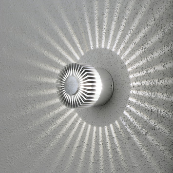 Konstsmide buitenlamp Monza ø9 cm aluminium