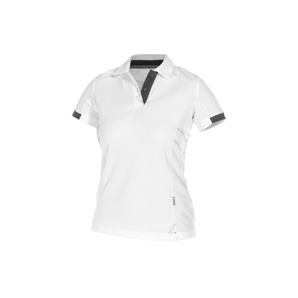 710034 Dassy® Traxion dame polo shirt Hvid graa