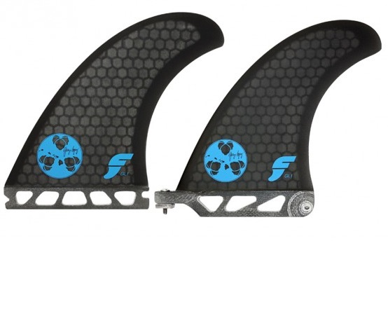 Futures Sup Gerry Lopez 1 2 1- fin smoke/blue logo