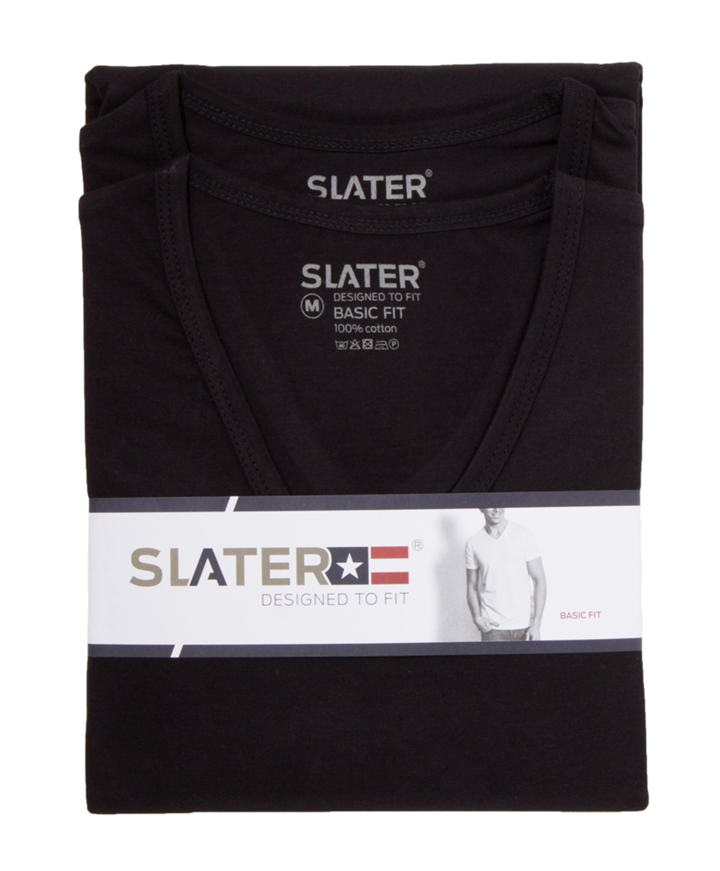 Slater Heren T-shirt zwart
