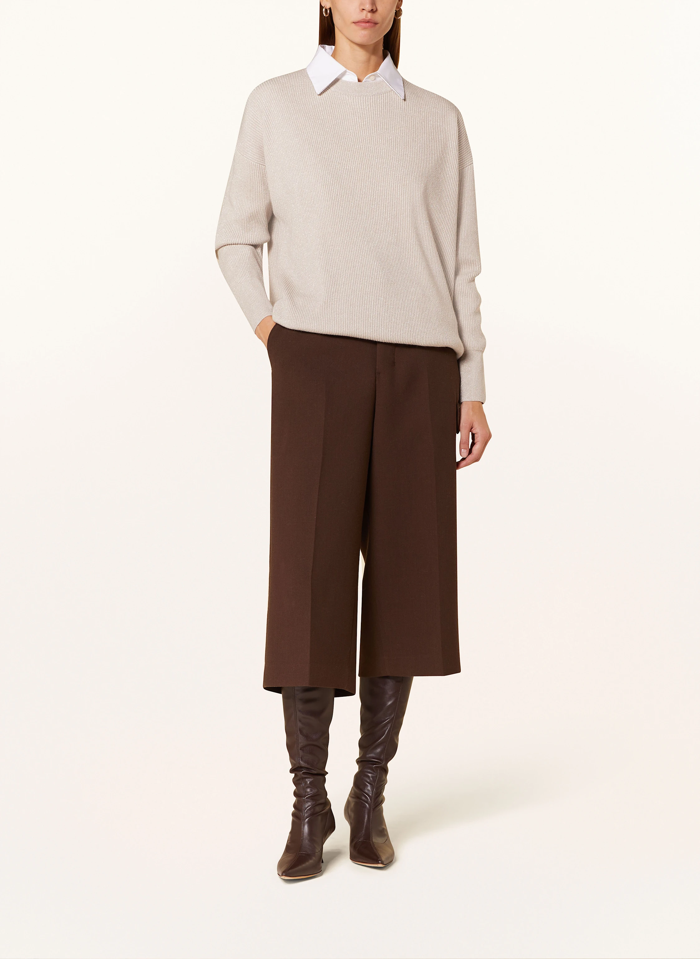 FABIANA FILIPPI Pullover mit Glitzergarn